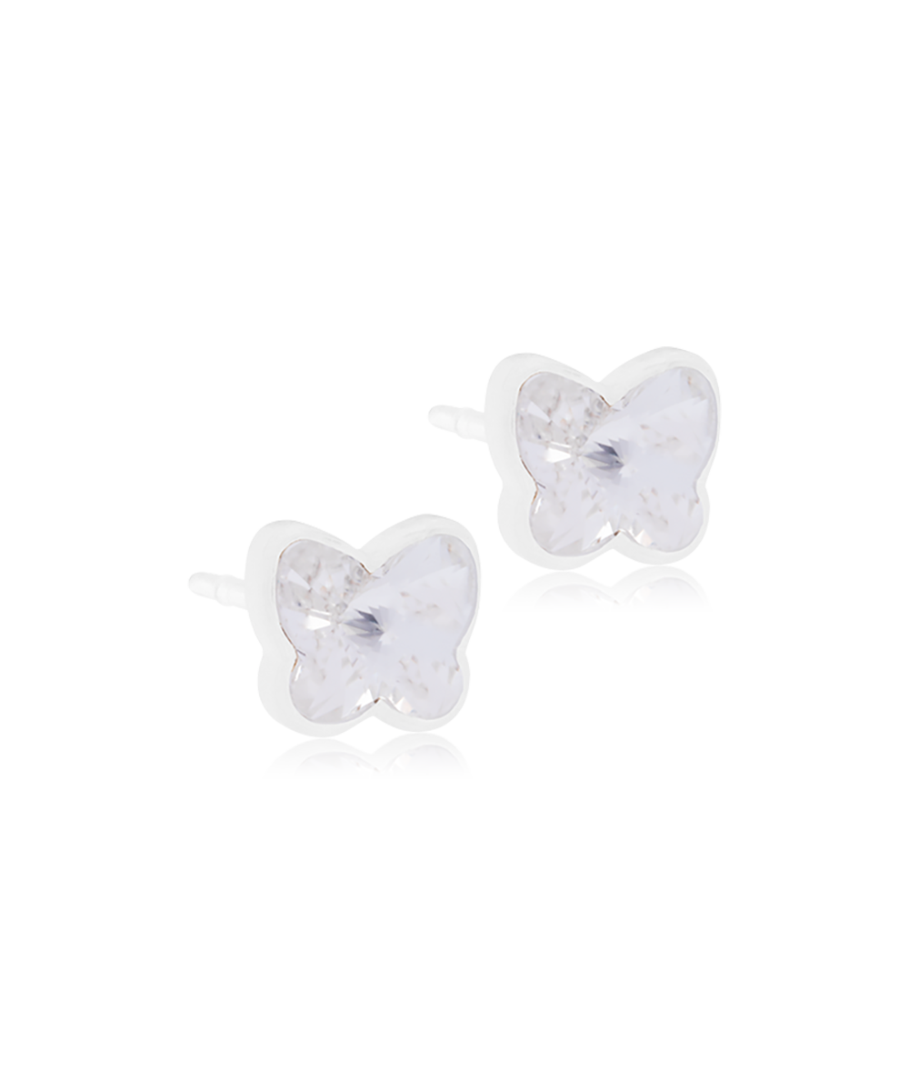 Medical Plastic Butterfly Earrings 5mm