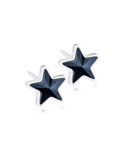 Load image into Gallery viewer, Medical Plastic Star Earrings 6mm
