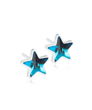 Load image into Gallery viewer, Medical Plastic Star Earrings 6mm
